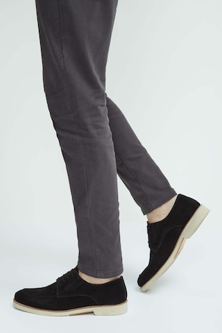 Tamer Tanca Erkek Hakiki Deri Siyah Süet Casual Ayakkabı 537 3199 Erk Ayk Y23 Sıyah Suet Siyah