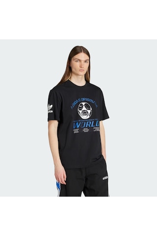 Adidas 90s Soccer Graphic Erkek Tişört C-adıjx3064e50a00 Siyah