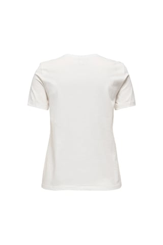 Only Onlenja S/s O-neck Pocket Top Jrs Kadın T-shirt 15369258 Beyaz