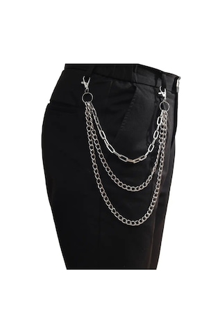Oldskoolbutik Chain Pantolon Zinciri Gümüş