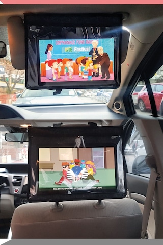 Araç Koltuk Başlığı Tablet Tutucu - Araba Güneşlik Ipad Samsung Tablet Tutucu Diğer