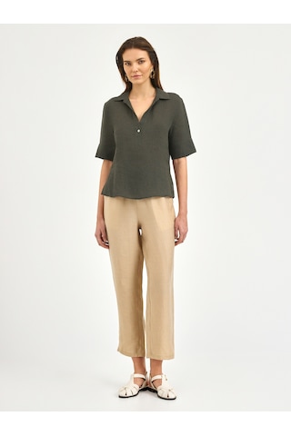 Karaca Kadın Regular Fıt Gömlek-haki 12.25s.04.017 Haki