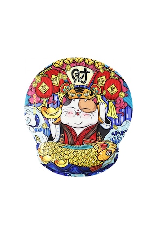 Bilek Desteği Bilek Desteği Hafızalı Köpük Mouse Pad Bilek Desteği Masa Oyun Oyunu Kaymaz Yeni Mouse Pad Erkekler Ve Kadınlar İçin, Lucky Money-kırmızı