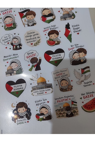 Filistin Temalı Sticker