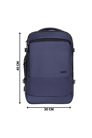 Dada Körüklü Su Geçirmez Kumaş Fonksiyonel Sırt Çantası 15.6 İnç Lacivert