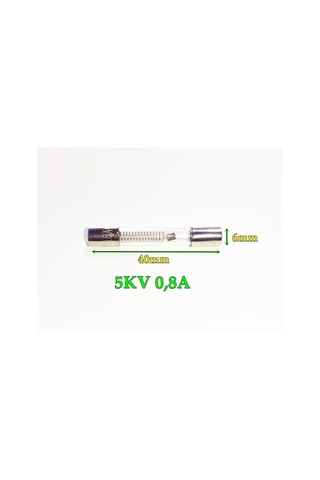 Mikrodalga Yüksek Voltaj Cam Sigortası 5kv 0,8a
