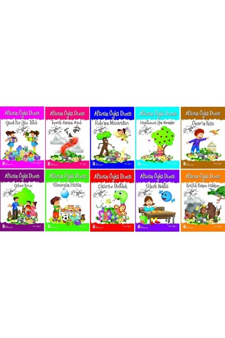 2.sınıf Okumayı Sevdiren Renkli Resimli Hikayeler 5 - 10 Kitap