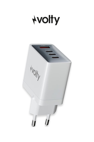 Hızlı Şarj Adaptörü 67w Gan + Type-c Kablo 100w Pd 4 Port, İphone & Samsung Uyumlu V0102012