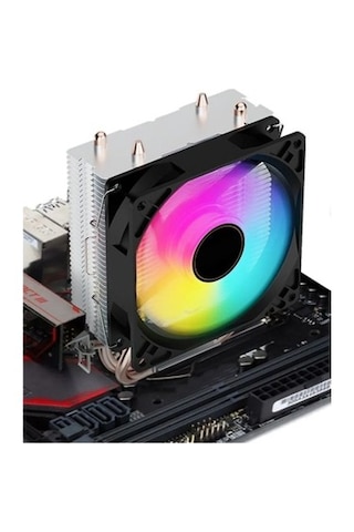 K200 Rainbow 2 Bakır Borulu 100w Rgb İntel/amd Kule Tipi Işlemci Cpu Fan / Rgb İşlemci Fanı Rgb Fan
