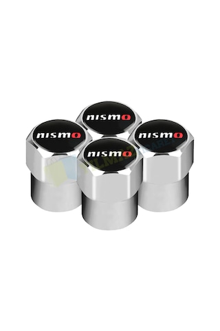 Nissan Nismo Logo Arma Lastik Sibop Kapağı 4 Adet Plastik