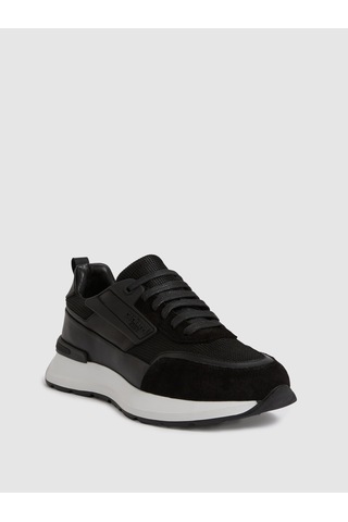 Cacharel Siyah %100 Deri Sneaker Ayakkabı