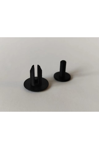 Buradabulabilirsin 3d Baskı Genişleyen Perçin Klips Araç Panel Sabitleme Tırnaklı Plastik Perçin Yedek Parça Siyah Bbz