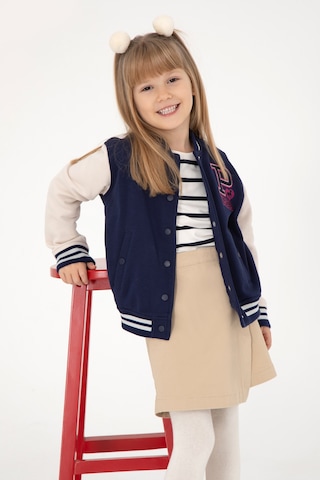 U.S. Polo Assn. Kız Çocuk Lacivert Bomber Kolej Ceket 50298491-VR033
