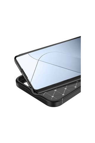 Redmi Note 14 Pro 4g Uyumlu Kılıf Zore Negro Silikon Kapak - Siyah Siyah