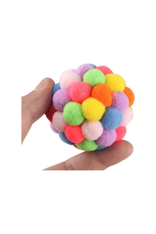 Schulzz Çıngıraklı Sesli Catnip Özellikli Kedi Topu 6 CM