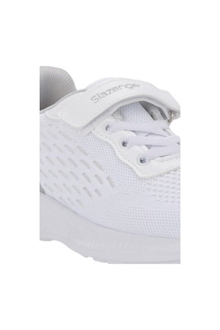 Slazenger Flarex Unisex Çocuk Cırt Cırtlı Beyaz / Gri Günlük Spor Ayakkabısı Beyaz - Gri