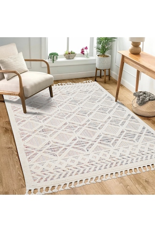 Dolce Vita Halı Sumatra 354 Soft Mix Bohem Halı Krem
