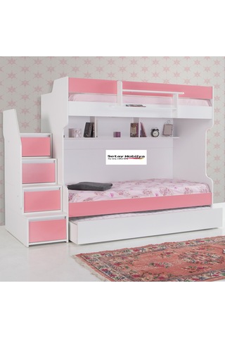 Setaymobilya Ranza, Merdiven Şifoyerli Ranza, 3 Lü Ranza, Cesur Beyaz Ranza.