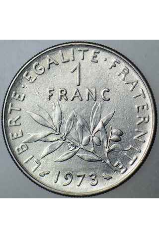 Fransa 1 Frank 1973 Çil -