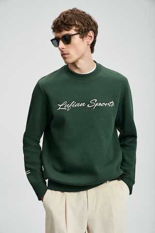 Lufian Loved Erkek Sweatshirt Çimen Yeşili Çimen Yeşili 112030170100611 Yeşil