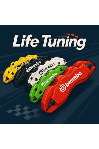 Brembo Kaliper Kapağı 4 Parça Ön Arka Set