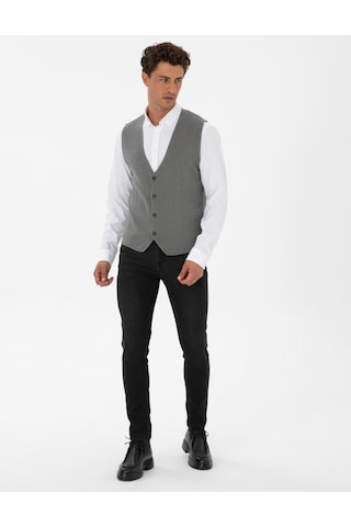 Pierre Cardin Erkek Gri Melanj Yelek Triko 50317313-vr086 Gri Melanj