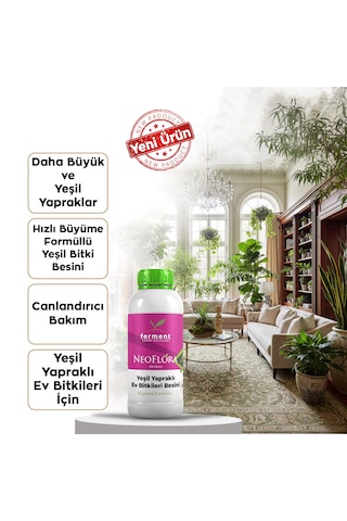 Neoflora Üçlü 500 Ml 3 Adet Daha Büyük Ve Yeşil Yapraklar, Hızlı Büyüme Ve Canlandırıcı Bakım 500 ML