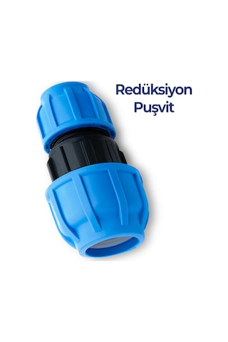 Redüksiyon Puşvit 63x40 - Plastik Gövde, Sızdırmaz Ve Dayanıklı Bağlantı