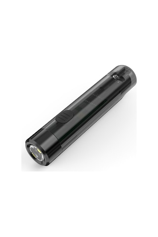 Kosona Mini Anahtar Zinciri Feneri, 7 Işık Modu, Su Geçirmez Ve Darbe Dayanıklı, 200mah Li-pil İle Type-c Hızlı Şarj, Siyah Siyah