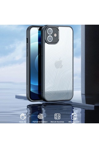Dux Ducis İphone 12 Aimo Series Premium Buzlu Sert Pc-tpu Kılıf- 5775