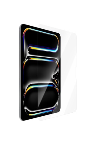 Apple Uyumlu iPad Pro 11 2024 Caseworld Steel Shield Serisi Temperli Cam Ekran Koruyucu Kurulum Kitli