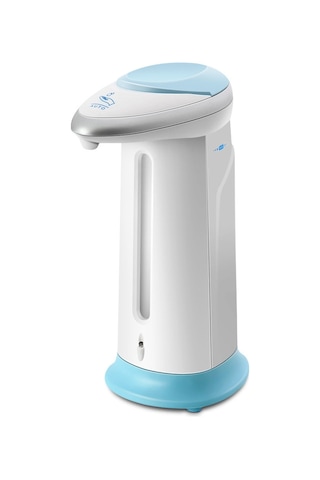 Kangvka Otomatik Sensörlü Sabun Dağıtıcı 400ml - Elle Dokunmadan El Yıkama Jeli, Banyo/mutfak Uygun, Beyaz Abs Malzeme Pil Dahil Değil Diğer