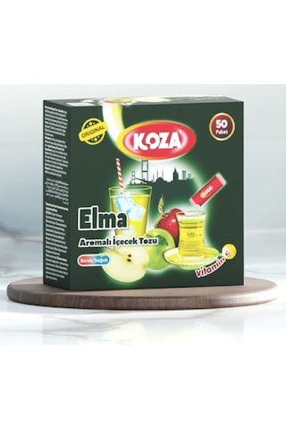 Koza Tek İçimlik Elma Aromalı Toz İçecek 50'li Diğer