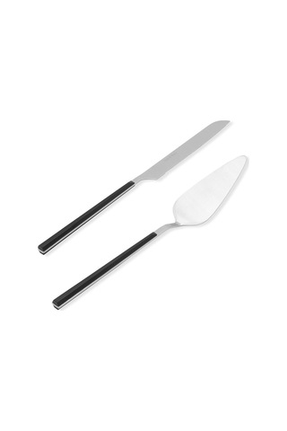 The Mia Salata Servis Seti Shadow Siyah Gümüş Ckb0251 Gümüş