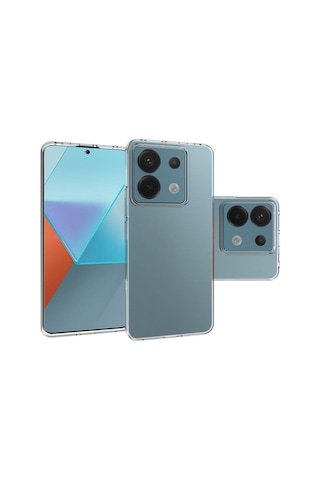 Xiaomi Uyumlu Redmi Note 13 Pro 5g Kapak 1mm Süper Silikon Şeffaf Kılıf
