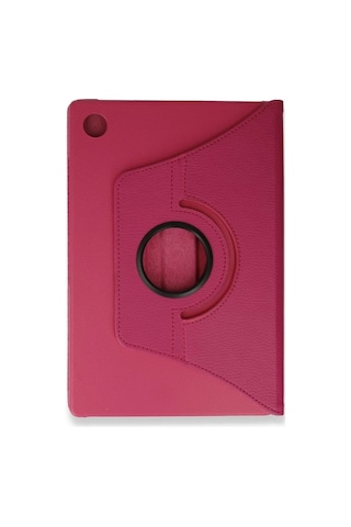 Northcity Samsung Galaxy Tab A9 Plus Kılıf 360 Tablet Deri Kılıf - Pembe