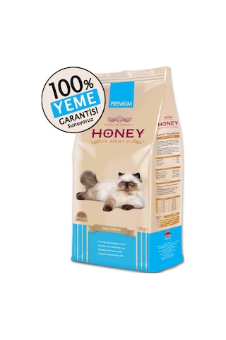 Honey Somonlu Yetişkin Kedi Maması 15 KG