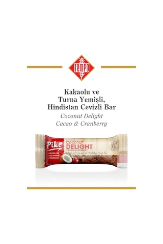 Kakaolu Ve Turna Yemişli Hindistan Cevizli Bar 32 G X 12 Adet