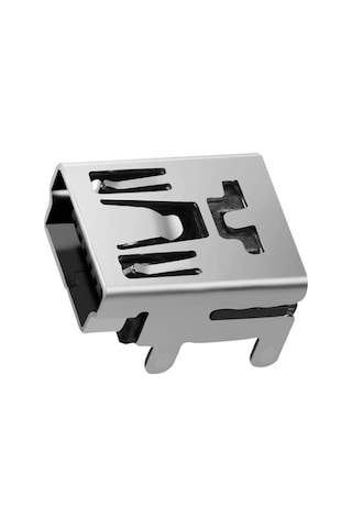 Koodmax-5 Pin Mini Usb Soket Usb Type-B 90 Derece Konnektör Lehimlik 5'Li