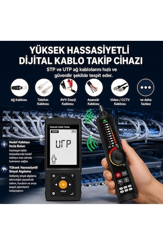 Novacom Nvc-lt300s 3'' Lcd Ekranlı Tdr Metraj - Pse Voltaj - Fiber Optik Kablo Test Cihazı
