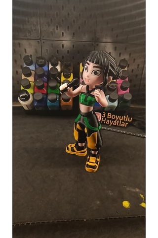 K-pop Demon Hunters Zoey Hareketli Figür 20cm
