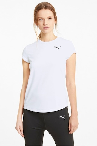 Puma Active Tee Kadın Beyaz Spor T-shirt 586857 02
