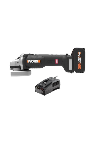 Worx WX812.9C 20 V 2.0 Ah 125 MM Kömürsüz Profesyonel Tek Akülü Şarjlı Avuç Taşlama