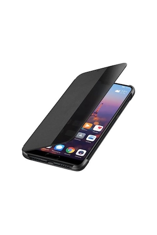 Huawei Y6 2019 Yarım Cam Kapaklı Kılıf Siyah