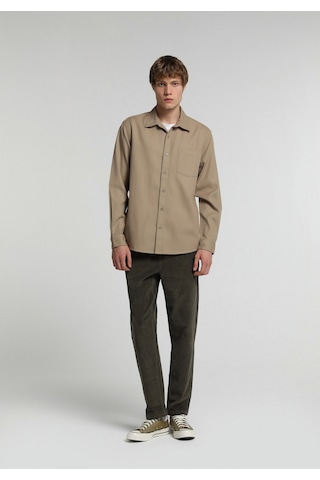 Colin's Colins Regular Fit Shirt Neck Düz Erkek Kahverengi Uzun Kol Gömlek Cl1083468 Q1.v1 Cml Camel