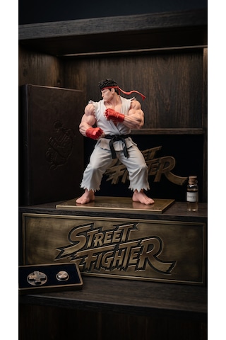 Street Fighter Ryu Figür - Özel Tasarım 3d Koleksiyon Oyuncak Heykel Biblo Dekoratif Masa Süsü