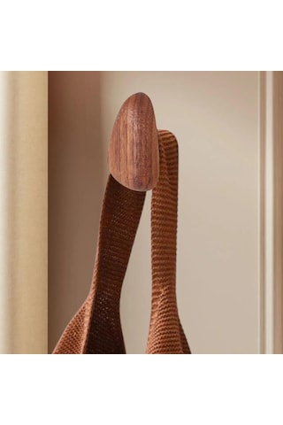 Homyl Yurt Yatak Odası Ev Için Ahşap Duvar Kanca Minimalist Üçgen