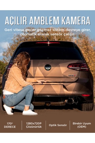Newfron Vw-b8 Volkswagen Passat Uyumlu B8 Logo Kamera