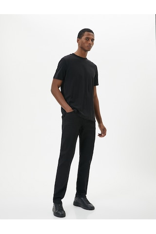 Koton Slim Fit Kot Pantolon - Brad Jean Siyah 4sam40188nd 4SAM40188ND999 Siyah