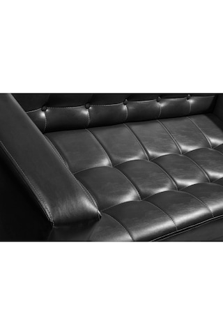 Ofiscombin 3lü Ofis Büro Koltuk Kanepe Oturma Koltuğu Martin Siyah Onesta3